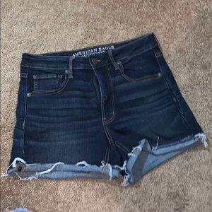 Super Hi-Rise Shortie AEO Denim Shorts